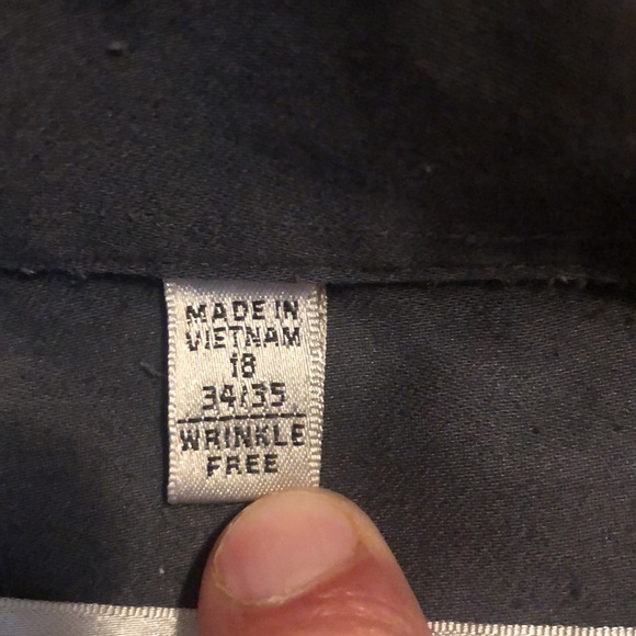 Geoffrey Beene Button Down Long Sleeve Size 18 - Picture 5 of 5